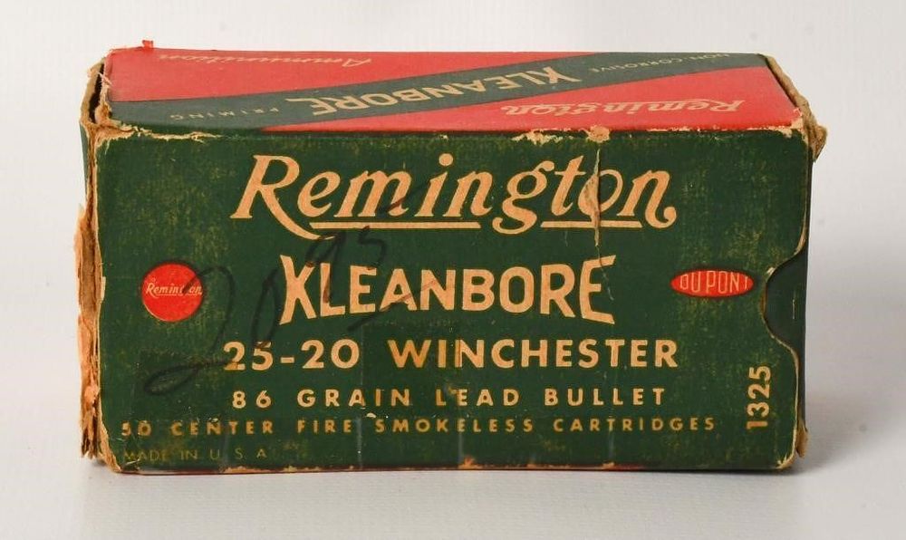 Lot 581: Collector Box of Remington .25-20 Winchester