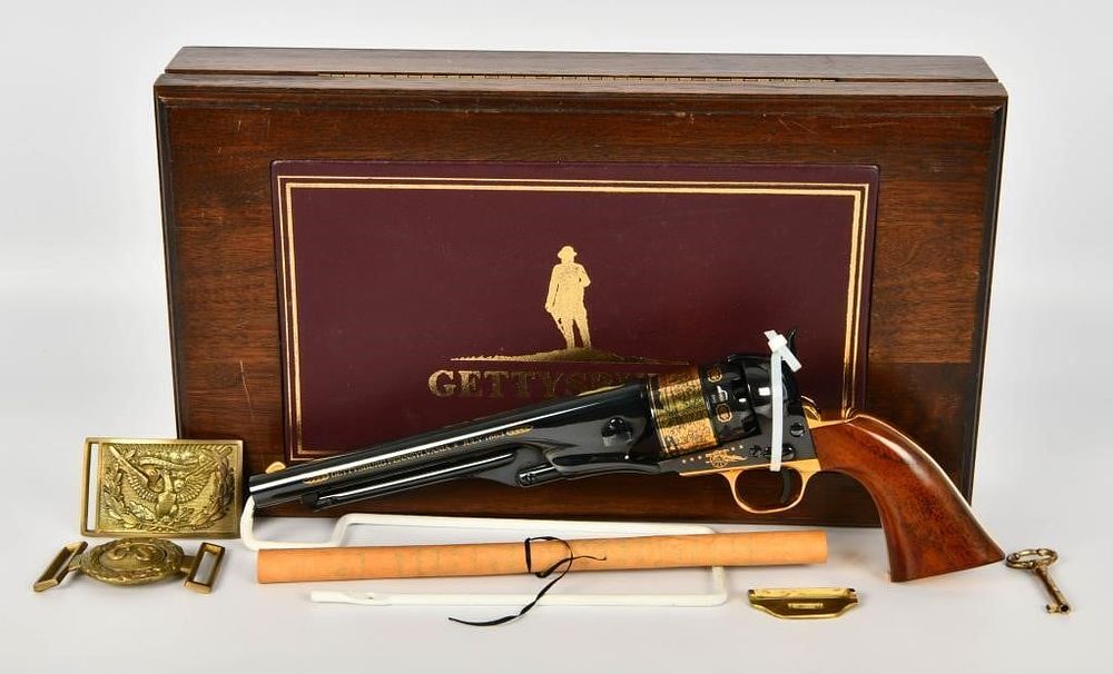 Lot 606: Gettysburg 1863 Commemorative Revolver .44