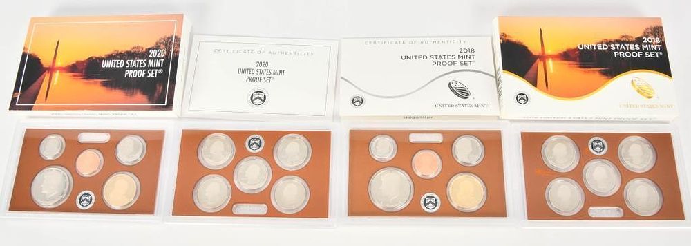 Lot 613: 2 United States Mint Proof Coin Sets