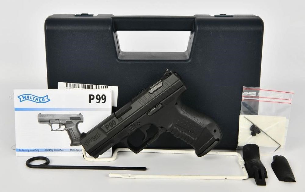 Lot 618: German Walther P99 AS Semi Auto Pistol 9MM