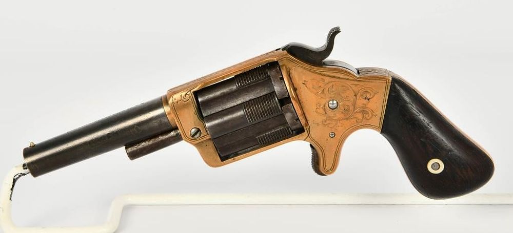 Lot 619: Antique Brooklyn Arms Co. Slocum Revolver
