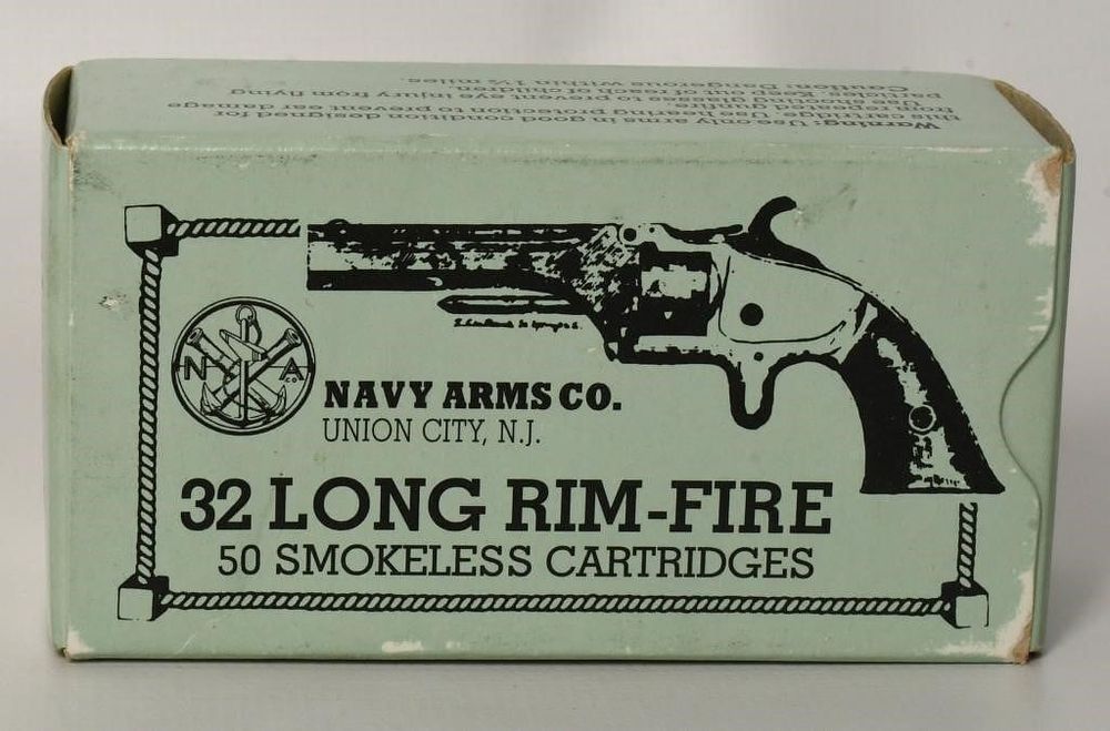 Lot 620: Collector Box of Navy Arms Co .32 Long Rim-Fire