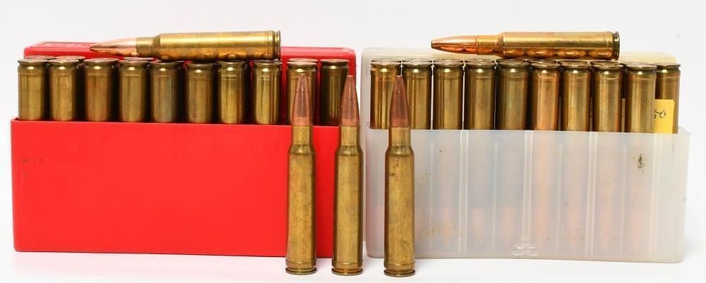 Lot 632: 43 Rounds of .338 W-W Super Hollow Point Ammo