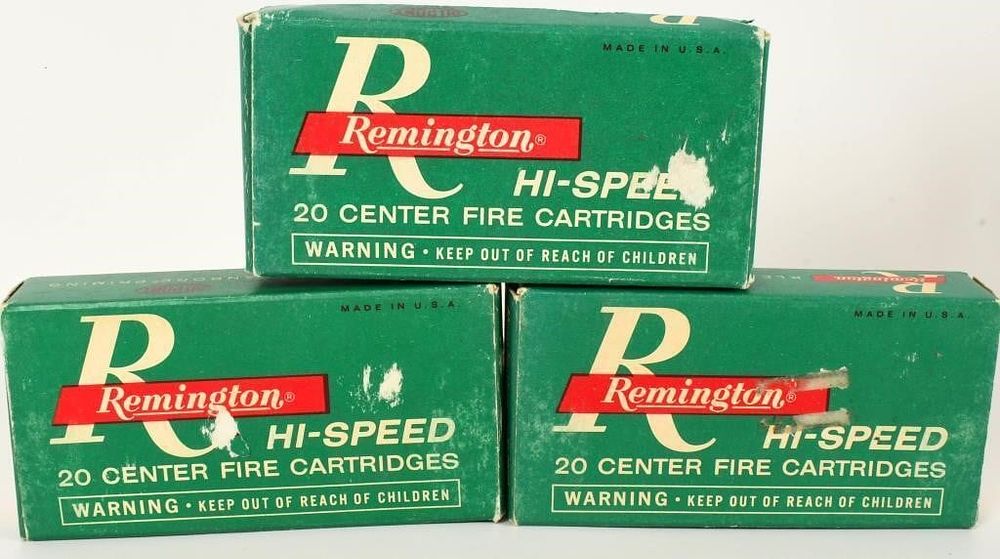 Lot 653: Collector Boxes of Remington .222 Remington Mag