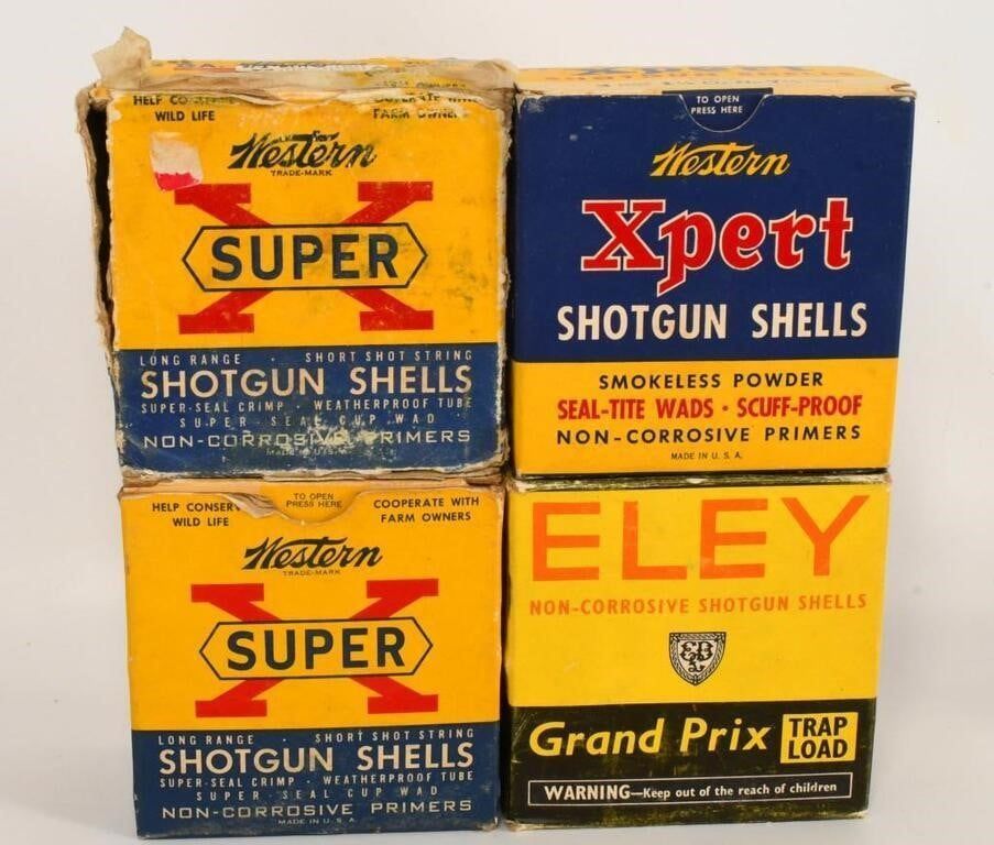 Lot 668: Boxes of Western and Eley 12 Gauge Ammo
