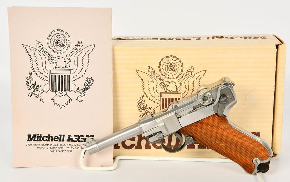 Lot 685: Mitchell Arms American Eagle Stainless 9mm Luger