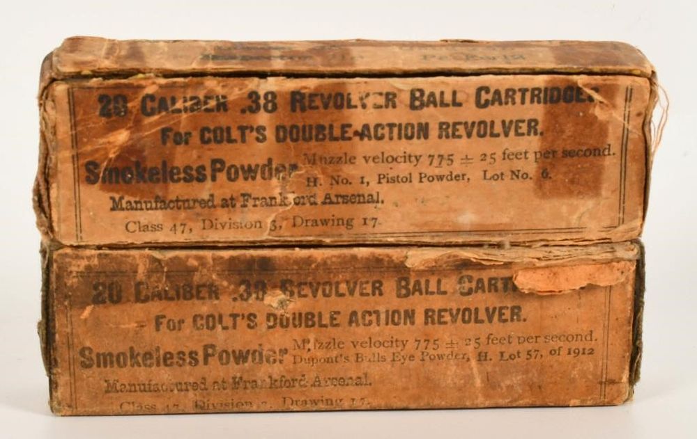 Lot 695: Collectors Boxes of Frankford Arsenal .38 Revolver