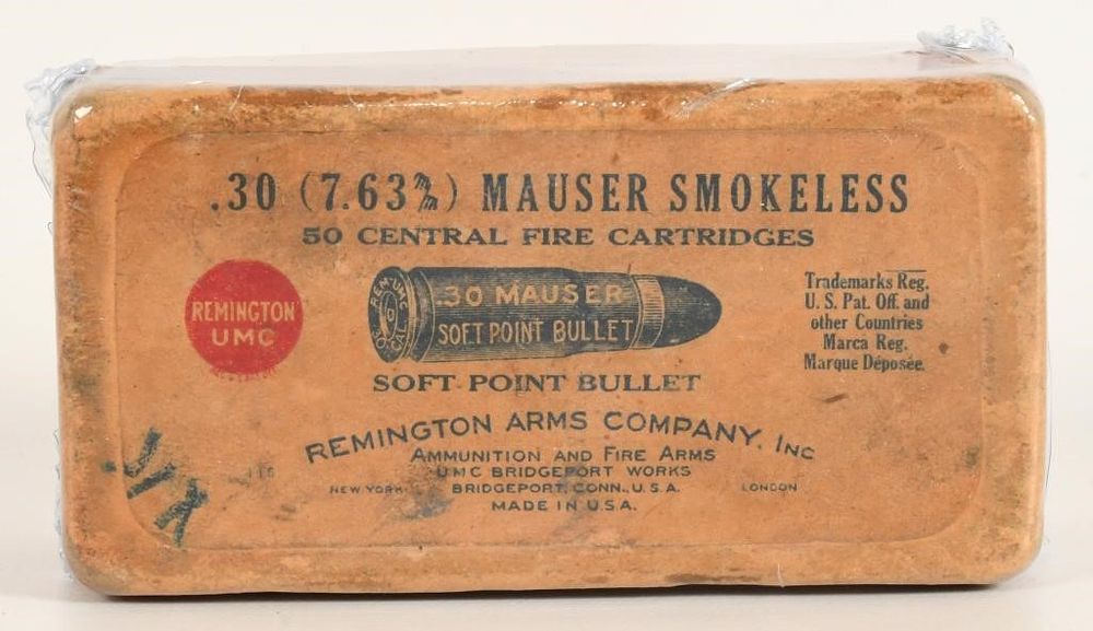 Lot 1064: Collector Box of Remington .30 Mauser