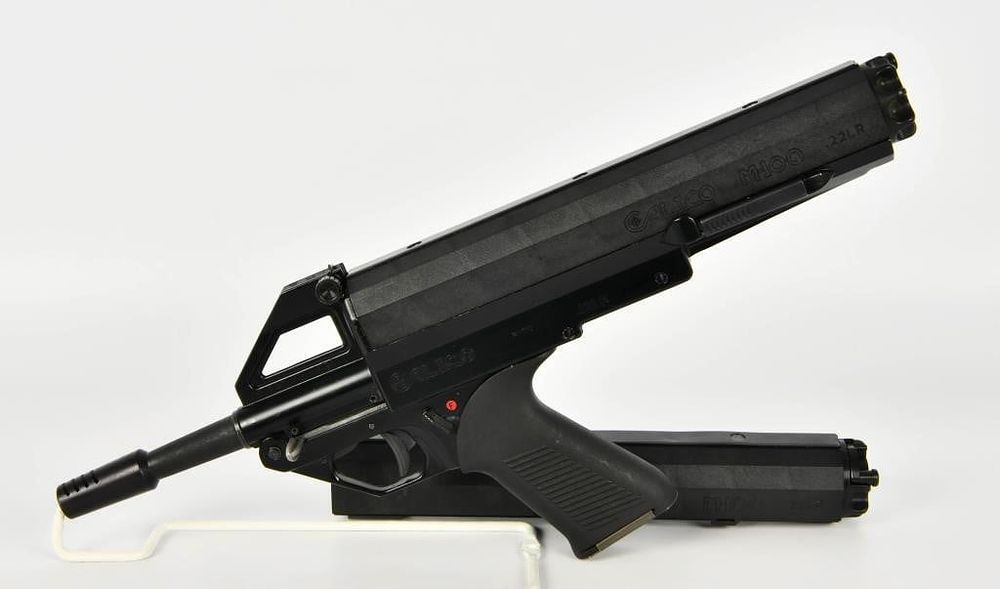 Lot 1077: Calico M-110 Semi Auto Pistol .22 LR