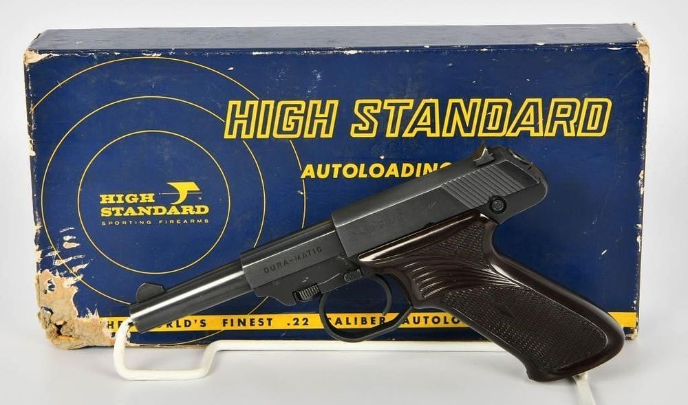 Lot 1101: Hi-Standard Dura-Matic M-101 Semi Auto Pistol