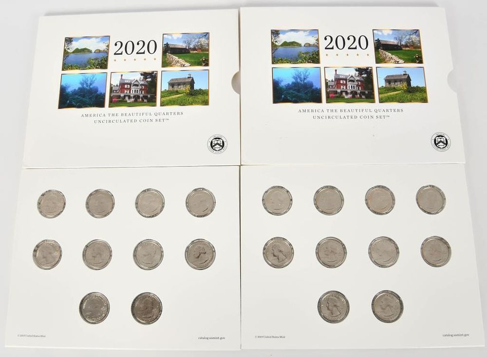 Lot 1111: 2 United States Mint Uncirculated Coin Sets