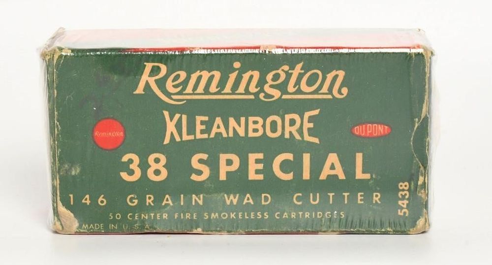 Lot 1115: Collector Box Of Remington .38 Special Ammunition
