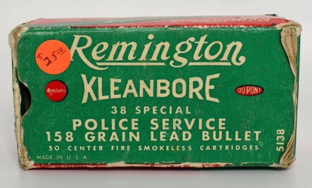 Lot 1121: Collector Box of Remington .38 Special Police