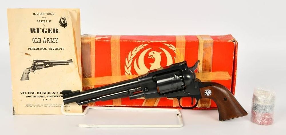 Lot 1161: Ruger Old Army . 44 Caliber Black Powder Revolver