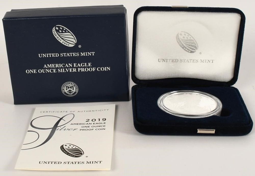 Lot 1162: Proof American Eagle Silver Dollar Coin