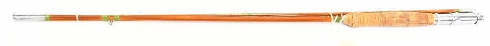 Lot 1165: Vintage Hand Crafted Bamboo Fishing Pole