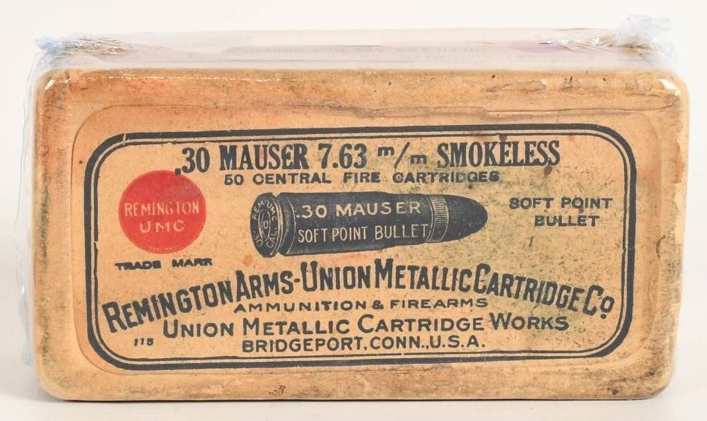 Lot 1169: Collector Box of Remington .30 Mauser