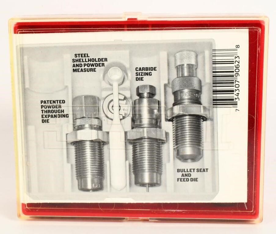 Lot 1177: Lee Precision Reloading Die Set For .38 ACP &