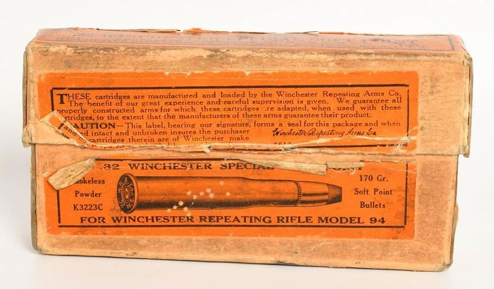Lot 1217: Collector Box of Winchester .32 Win SPL Ammo