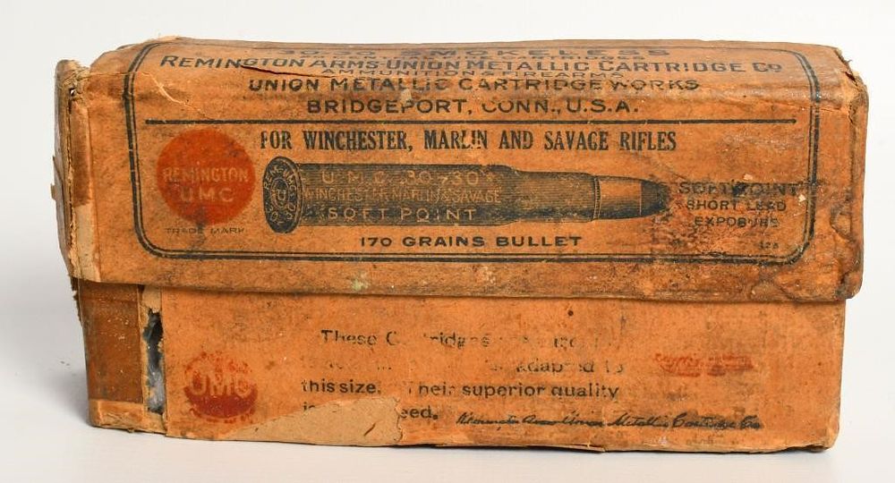 Lot 1223: Collector Box of Remington Arms-Union .30-30 Cal