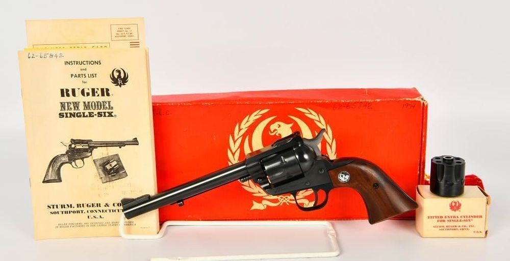 Lot 1227: Ruger New Model Single Six Revolver .22 LR