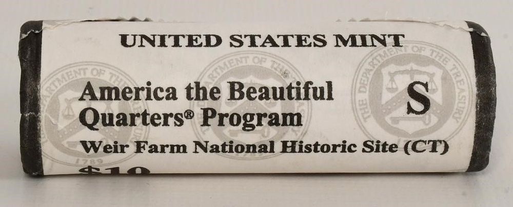 Lot 1252: Full Roll Of United States Mint Quarters