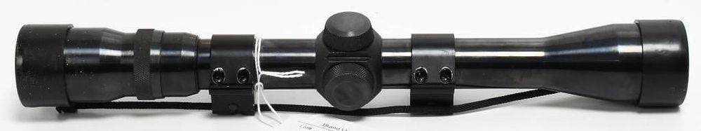 Lot 1273: Unmarked Heavy Duty Adjustable Riflescope