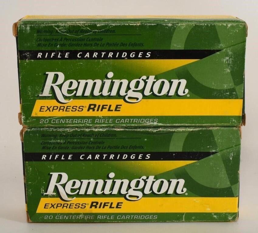 Lot 1280: 13 Rds & 20 Empty Brass Casings Rem .444 Marlin