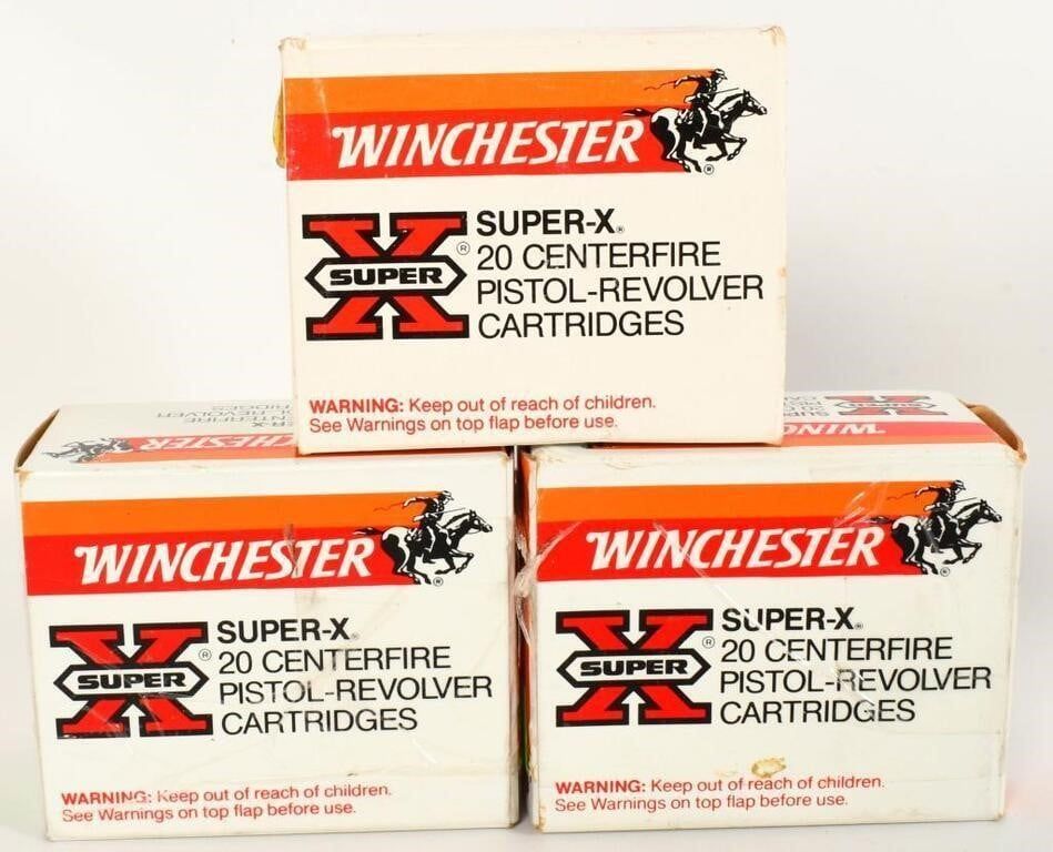 Lot 1310: 52 Rounds Of Winchester .45 Colt Ammunition