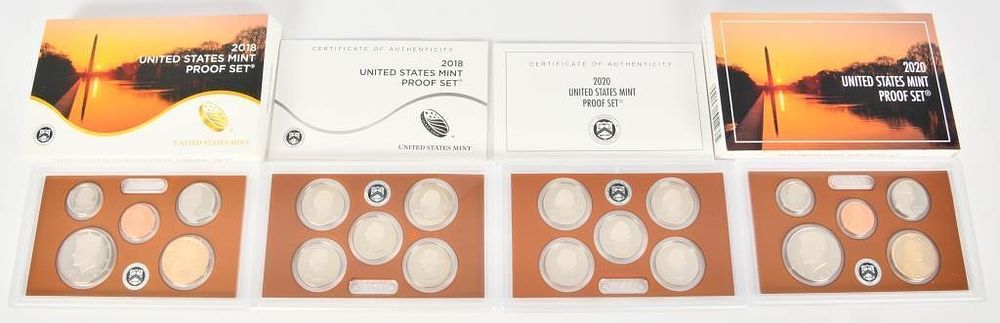 Lot 1321: 2 United States Mint Proof Coin Sets