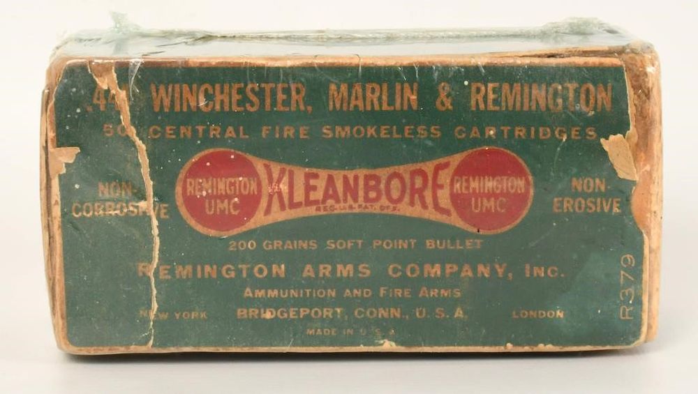 Lot 1334: Collector Box of .44 Win. Mar. & Rem. Kleanbore