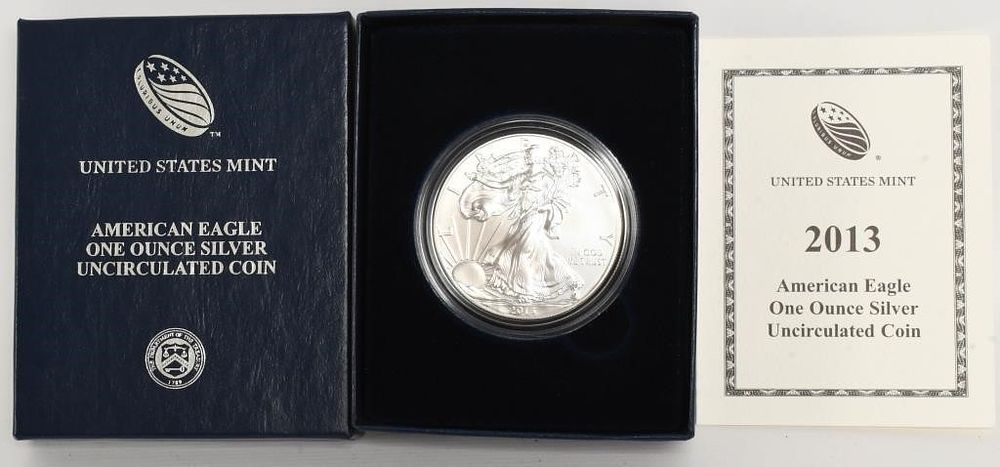 Lot 1342: Proof American Eagle Silver Dollar Coin