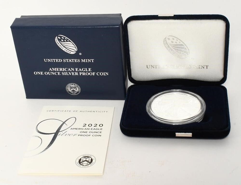 Lot 1372: Proof American Eagle Silver Dollar Coin