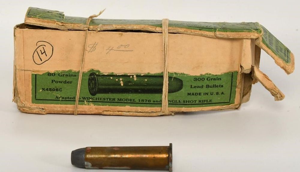 Lot 1385: Collector Box of Winchester .45-60