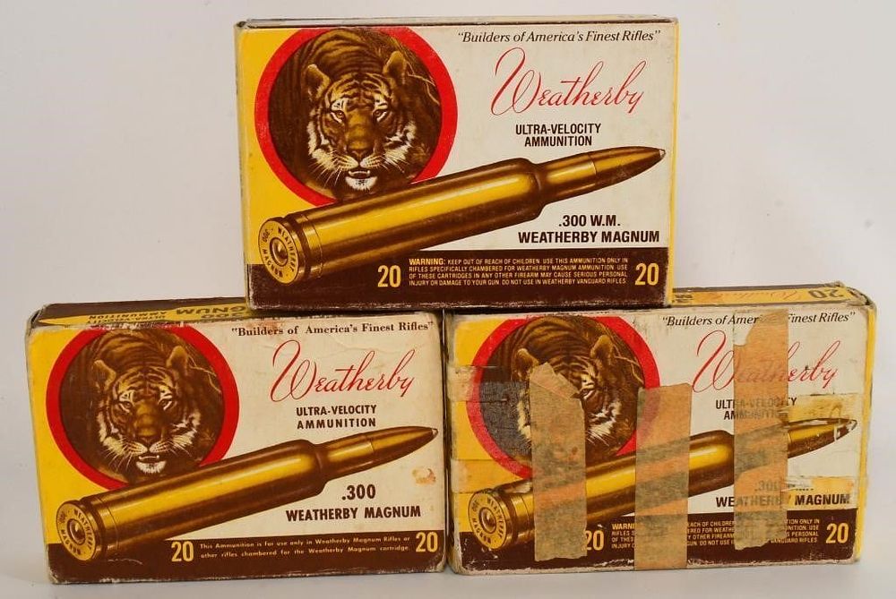 Lot 1400: 60 Empty Brass Casings Of Weatherby .300 WM