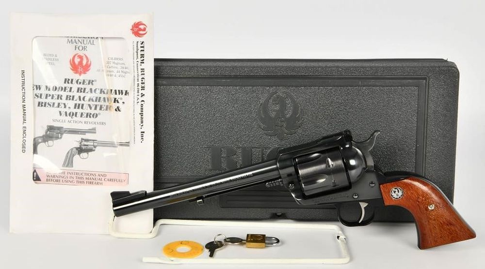 Lot 1401: Mint Ruger New Model Blackhawk .30 Carbine