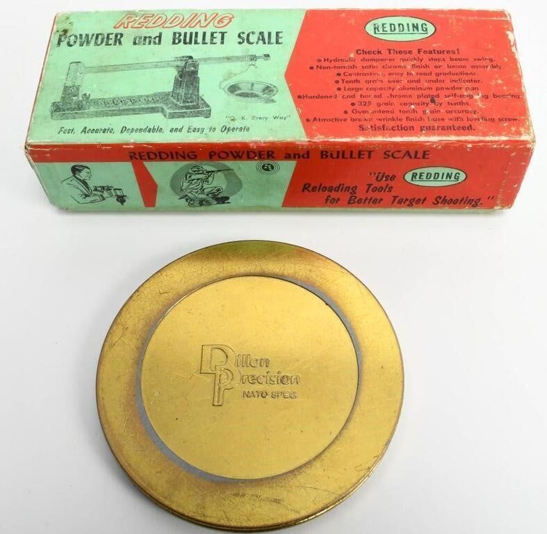 Lot 1405: Vintage Redding Power and Bullet Scale & Primer