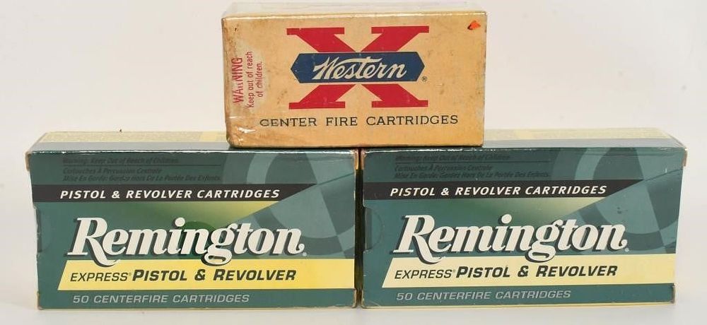 Lot 1415: Collector Boxes of Western & Remington .38 Short