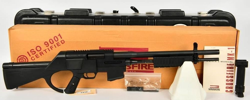 Lot 1416: Rare Crossfire MK I Pump Action Combo AR / Shotgun
