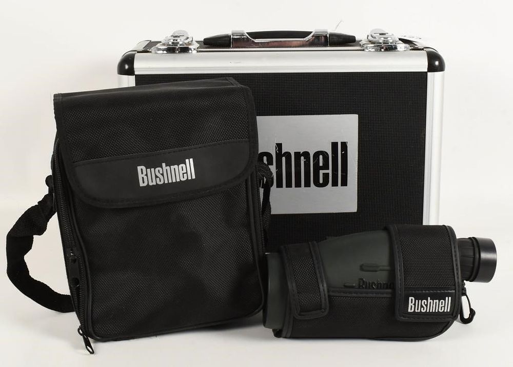 Lot 1423: Bushnell 12x-36X Green Color Spotting Scope