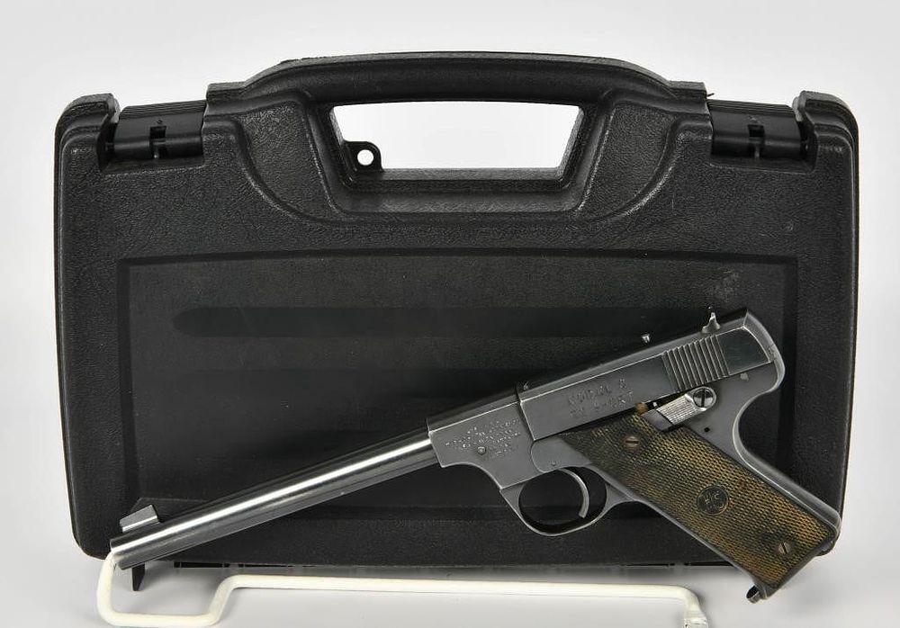 Lot 1425: Rare High Standard Model C Pistol .22 Short