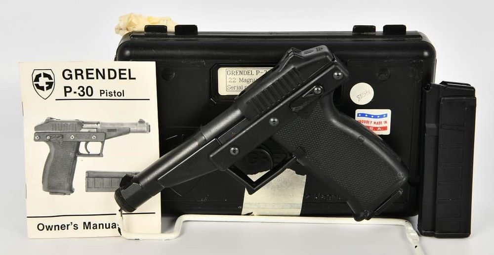 Lot 1437: Grendel Inc. P-30 Semi Auto .22 Magnum