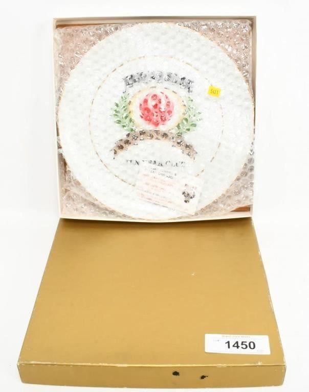 Lot 1450: Collectors Ruger "Fifty Years" Ten Year Club Plate