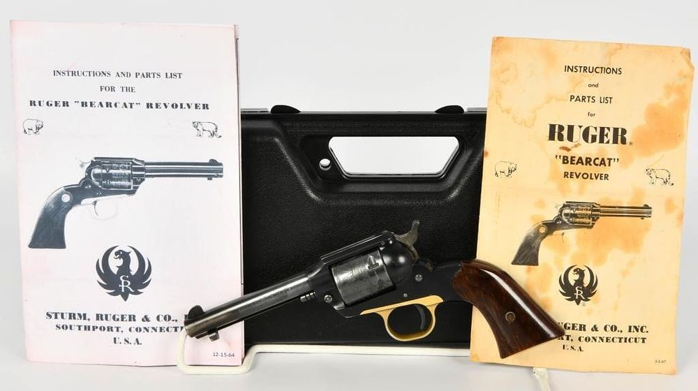 Lot 1485: Ruger Old Model Bearcat SA Revolver .22 LR