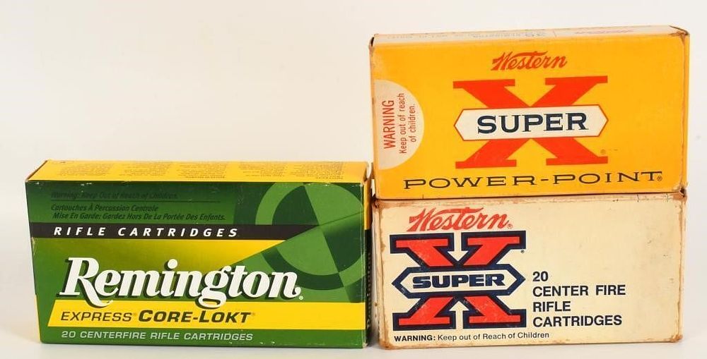 Lot 1487: Remington and Western .35 Rem Ammo
