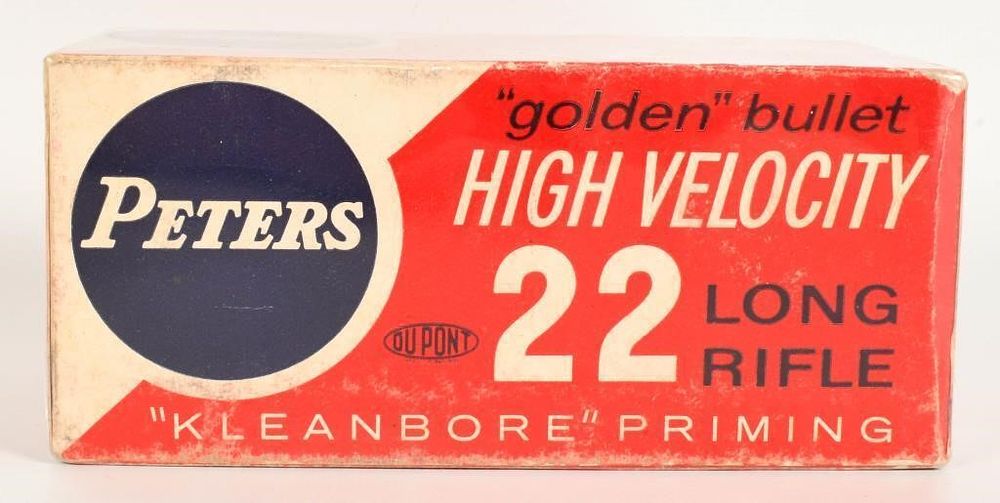 Lot 1493: Brick of Peters "Golden Bullet" .22 LR High