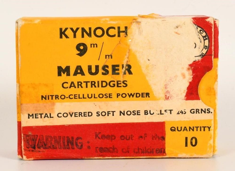 Lot 1505: Collector Box of Kynoch 9mm Mauser Ammo