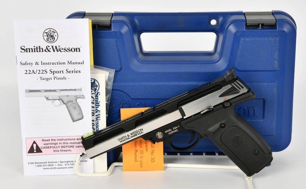 Lot 1515: Smith & Wesson Model 22A-1 Target Pistol .22