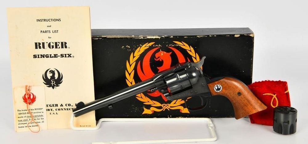 Lot 1527: Ruger Old Model Single Six Revolver Convertible