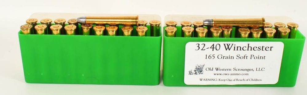 Lot 1547: Boxes of .32-40 Winchester Ammo